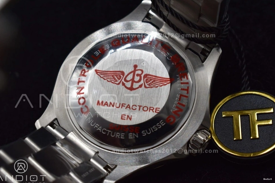 Dial Bracelet on 1:1 TF A2824 44 SS Edition White SuperOcean Blue Automatic Best 0130